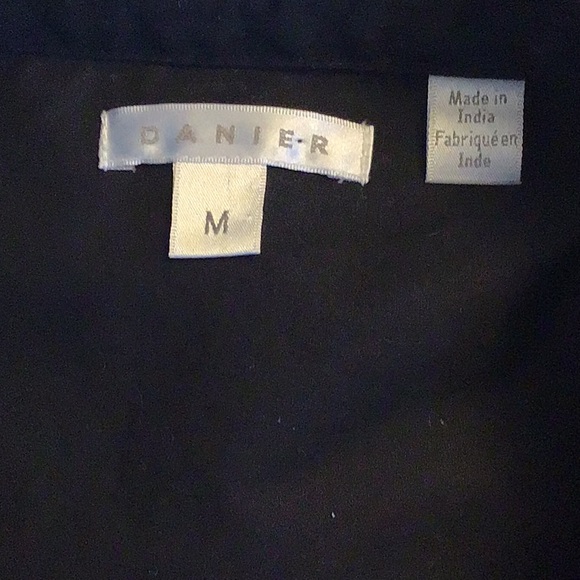 Danier black long shirt dress size medium - Picture 2 of 6